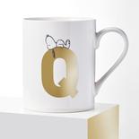 Snoopy Kaffeebecher „Q is for Queen